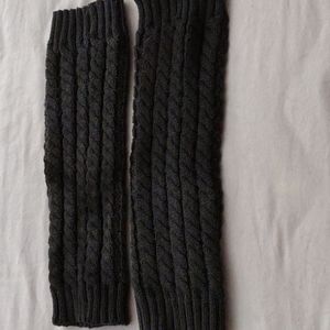 Brown leg warmers
